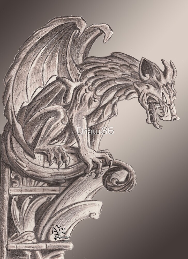 "Gargoyle" by Draw86 | Redbubble