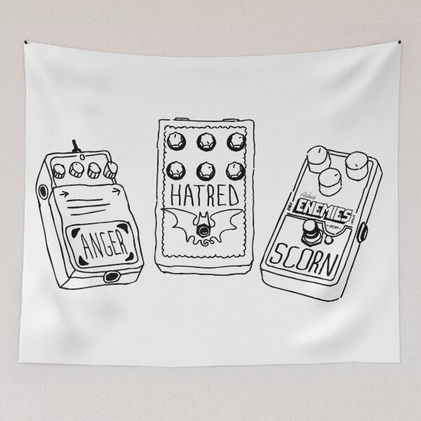 Item preview, Rock Metal Music - Anger Hatred Scorn designed and sold by 6athed.