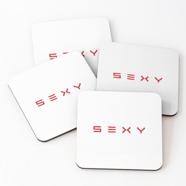 Item preview, S3xy | Tesla Cars | Sexy | Model S, 3, X and Y | Red Print designed and sold by SJ Designs.