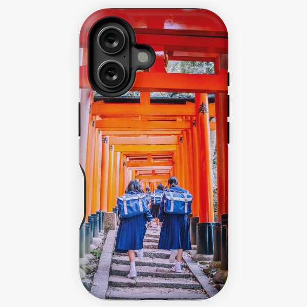 Japon - Sortie scolaire à Inari Coque antichoc iPhone