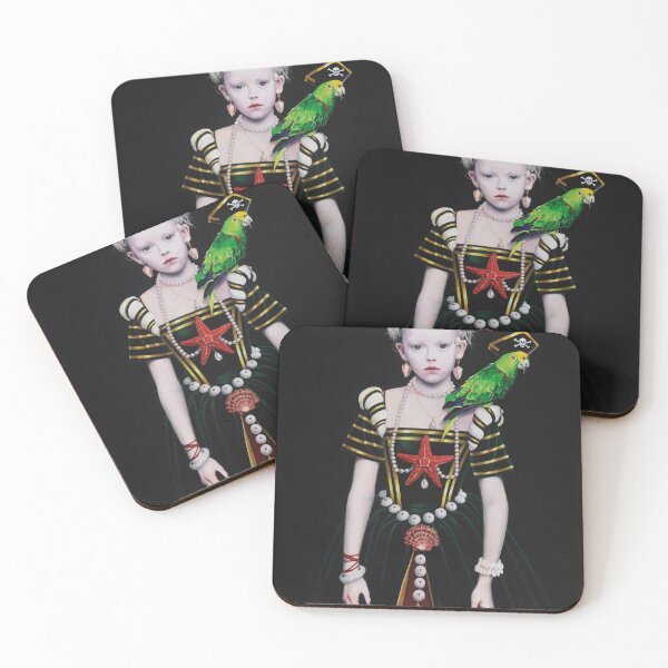 Item preview, LITTLE BLACK FLAG AND THE PIRATE PARROT designed and sold by TittiGarelli.