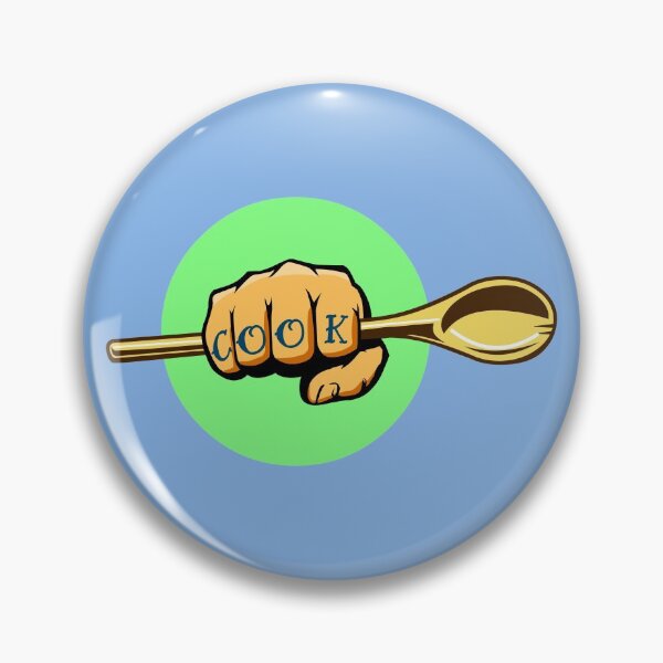 Item preview, COOK Tattoo Knuckles with wooden spoon designed and sold by GorillaFarm.