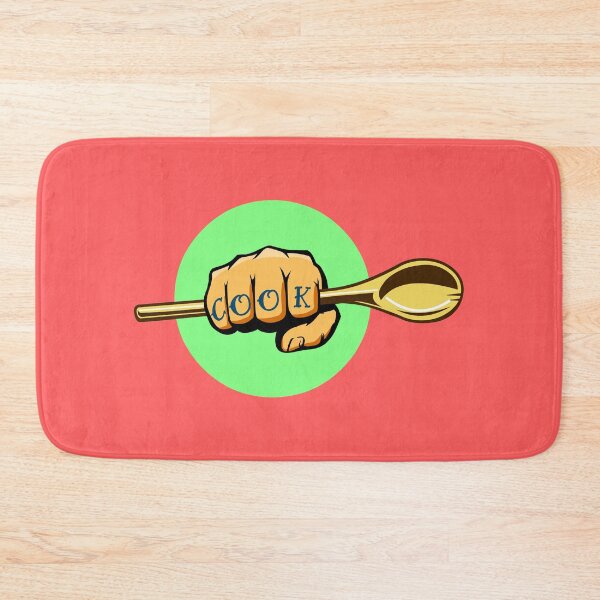 Item preview, COOK Tattoo Knuckles with wooden spoon designed and sold by GorillaFarm.