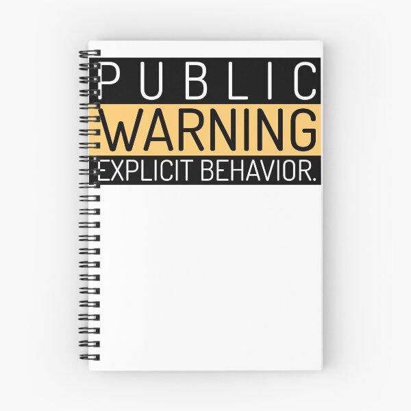 Item preview, Public Warning designed and sold by Lavish & Company Designs.