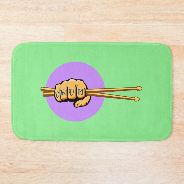 Item preview, DRUM Tattoo Knuckles with drum sticks designed and sold by GorillaFarm.