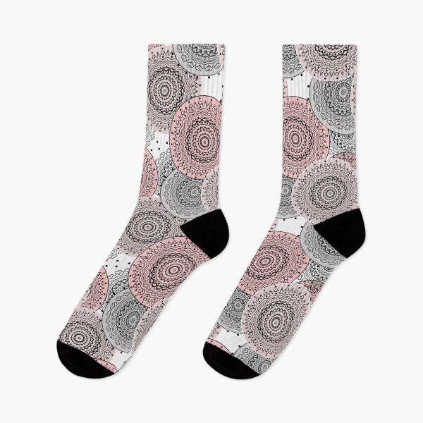 Item preview, retro pattern blue and pink  elegant mandal designed and sold by fuzzyfox.