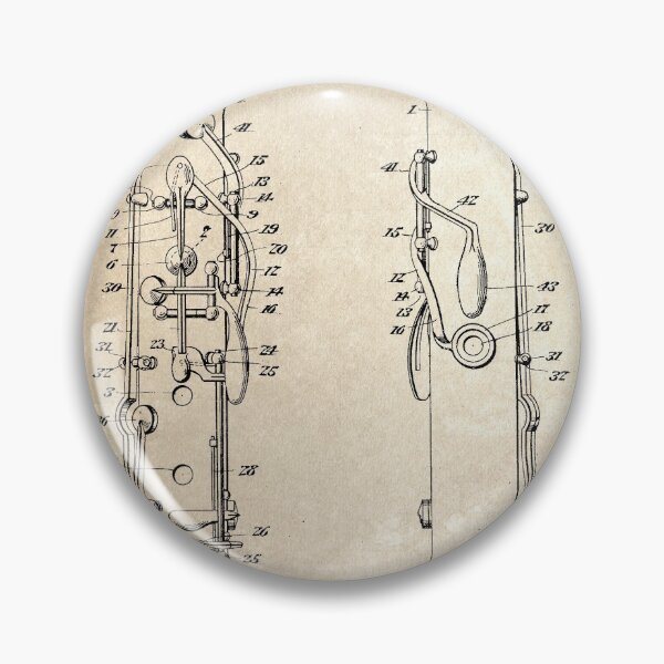 Item preview, CLARINET Patent Year 1917 designed and sold by drawspots.