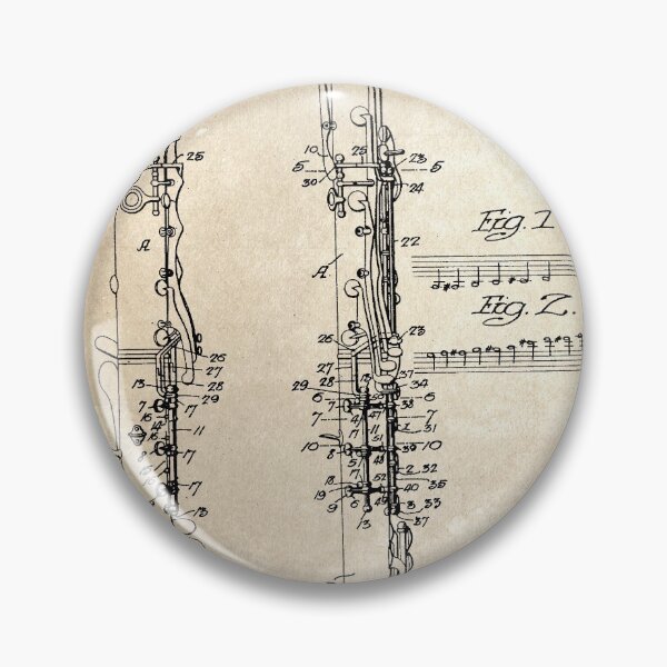 Item preview, CLARINET Patent Year 1926 designed and sold by drawspots.