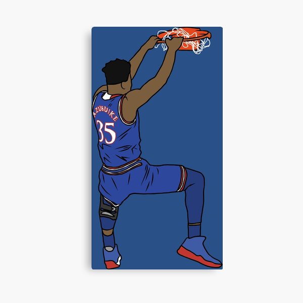 Udoka Azubuike Dunk Canvas Print