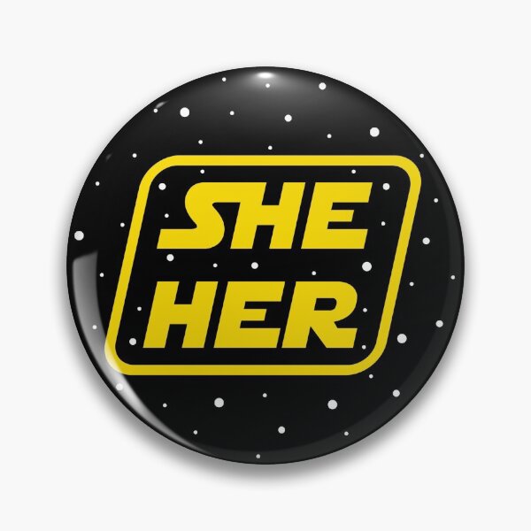 Item preview, Double Value Pronoun Pack - She/Her - Space Style Text designed and sold by Wizzles Emporium.