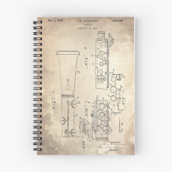 Item preview, CLARINET Patent Year 1946 designed and sold by drawspots.