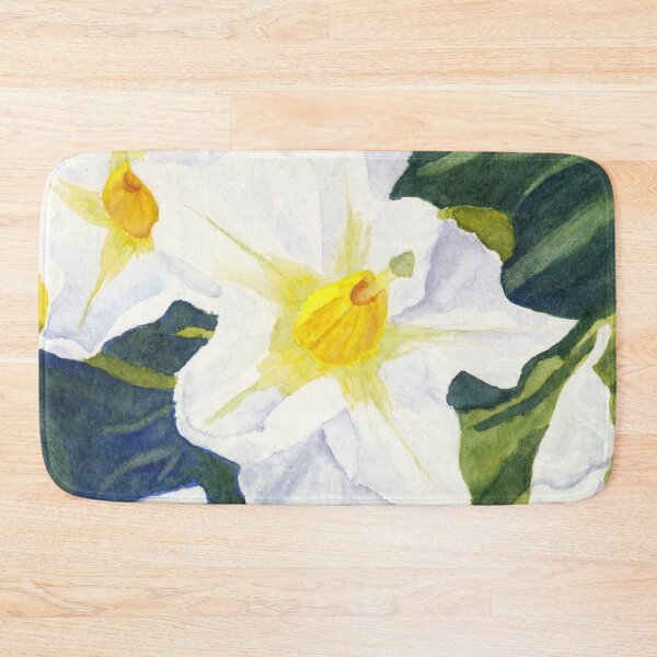 Item preview, Ode To Georgia #2 - White Potato Blossoms designed and sold by The Elderberry Blossom.
