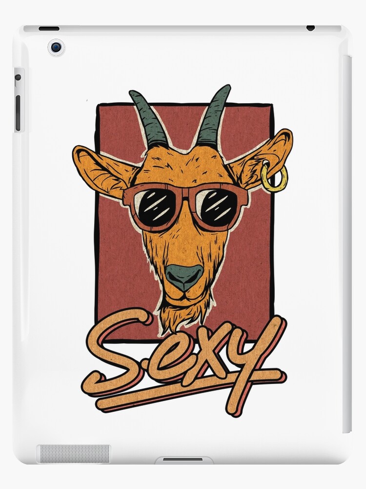 Funny Comic Pop Art Sexy Goat With Glasses Retro Vintage Design Funny Comic Pop Art Sexy Goat With Glasses Retro Vintage Design