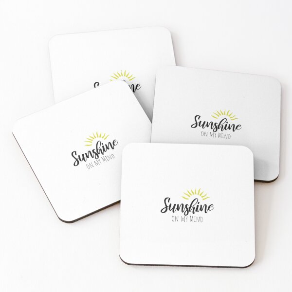 Item preview, SUNSHINE on my Mind cute quote and saying gift designed and sold by Minimalist Quotes and Sayings.