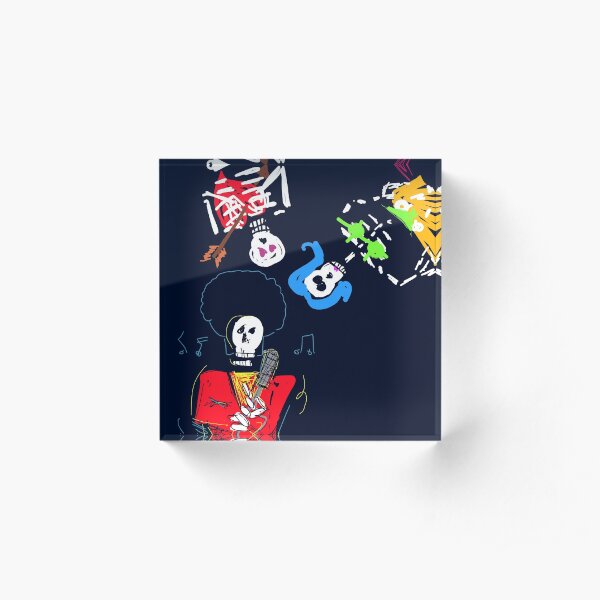 Die trying together Acrylic Block