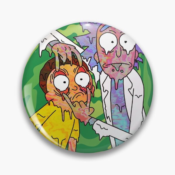 Trippy Rick and Morty Pin