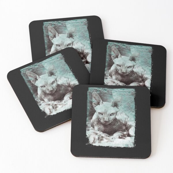 Item preview, Diseño de grunge de gato Sphynx designed and sold by Maxaint.