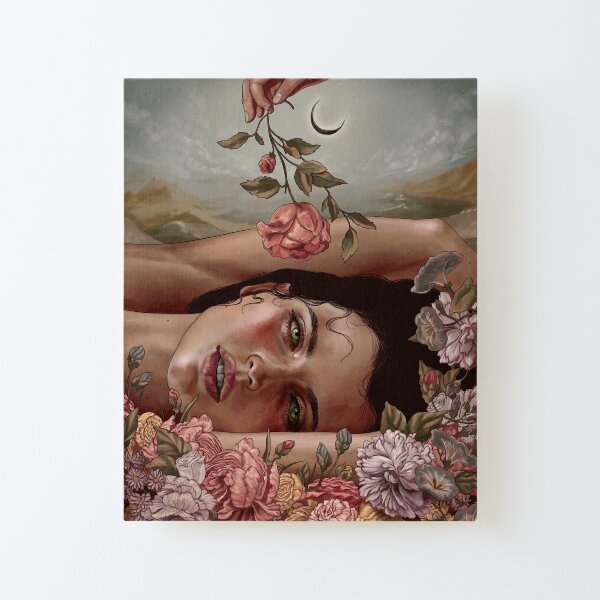 Dalila Canvas Mounted Print