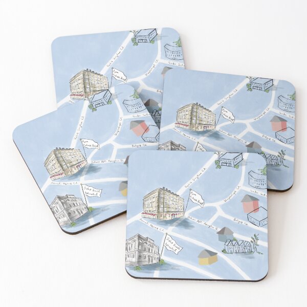 Item preview, Istanbul Map 02 | Painting style designed and sold by Lena Morf.