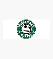 Nightmare Before Coffee - Jack Photographic Print