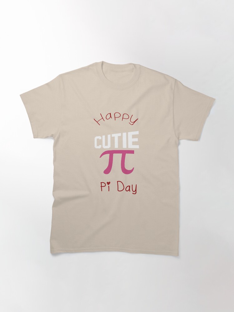 Alternate view of Happy Pi Day Cutie Pi Classic T-Shirt