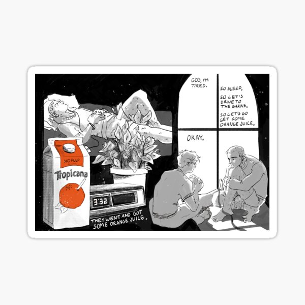 Aperçu de l'œuvre tu m'achètes du jus d'orange créée et vendue par pigmypouter.