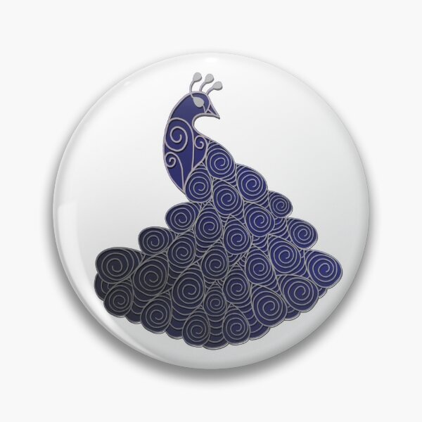 Item preview, Blue Peacock designed and sold by Quick Brown Fox Canada.