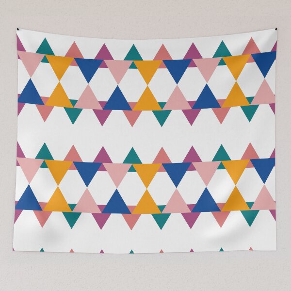 Item preview, Geometric Colorful Triangles designed and sold by Charles Froost _.