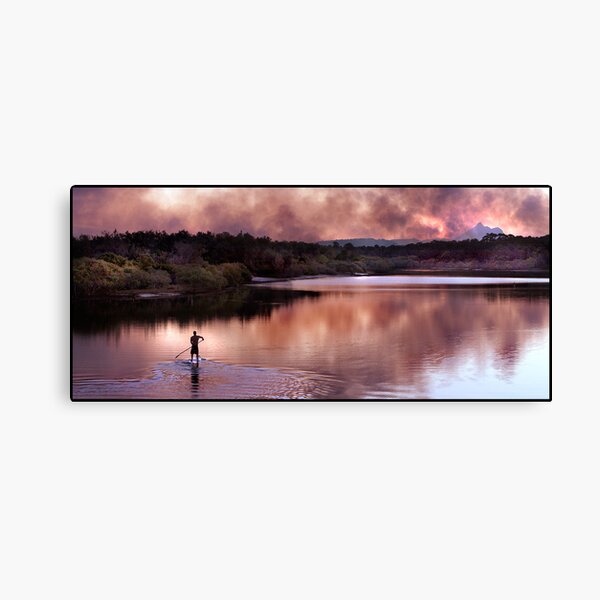 Mt Warning 6 Bush Fire Canvas Print