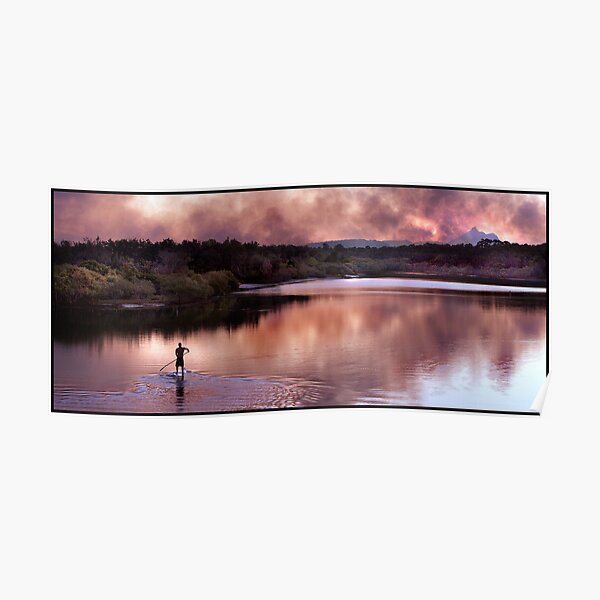 Mt Warning 6 Bush Fire Poster