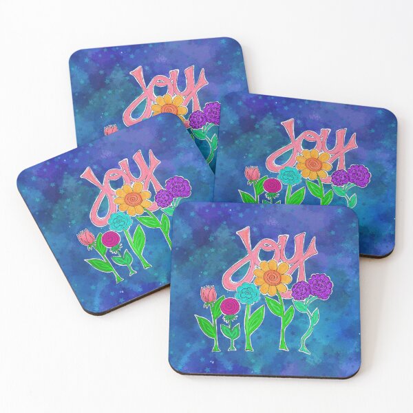 Item preview, JOY Watercolor Flowers  designed and sold by Kristi Duggins.