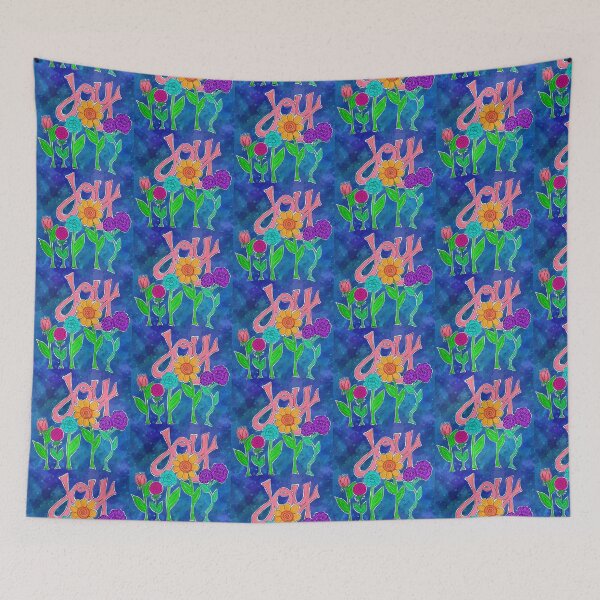 Item preview, JOY Watercolor Flowers  designed and sold by Kristi Duggins.
