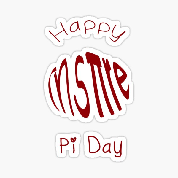 Inspire Happy Pi Day Sticker