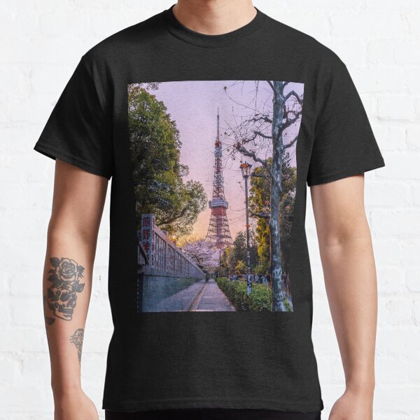 Tokyo - Fin de journée à la Tokyo Tower T-shirt classique
