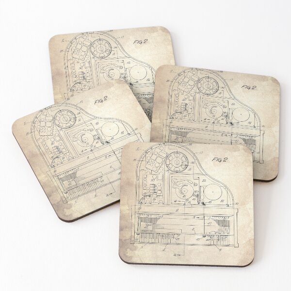 Item preview, 5 PIANO CONSTRUCTION FOR Sound Patent Year 1945 02 designed and sold by drawspots.
