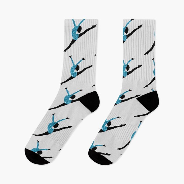 Item preview, Blue Gymnastics Silhouette designed and sold by DoodlesnNoodlez.