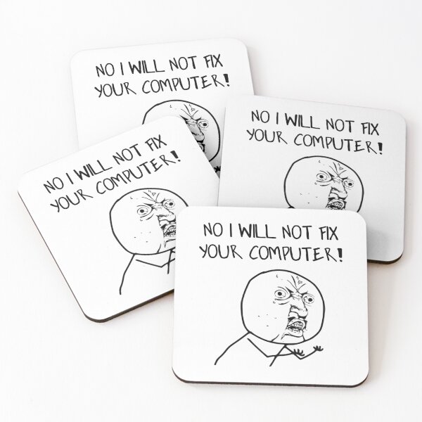 Item preview, No I Will Not Fix Your Computer designed and sold by TyrannicalTees.
