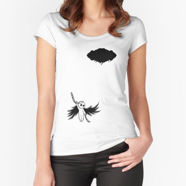 Halloween's angel Fitted Scoop T-Shirt