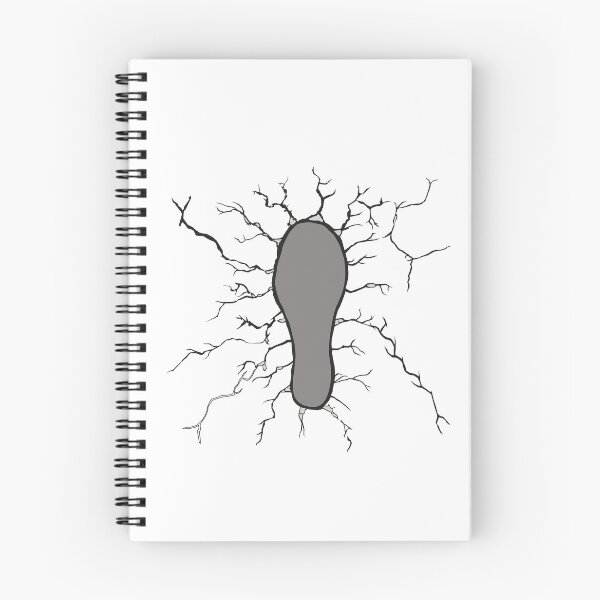 Item preview, Icon or symbol of a heavy and strong footprint on a cracked and cracked surface. Ideal for informational and institutional materials designed and sold by LucianoCosmo.