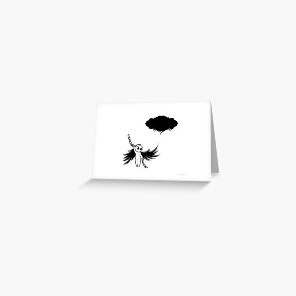 Halloween's angel Greeting Card