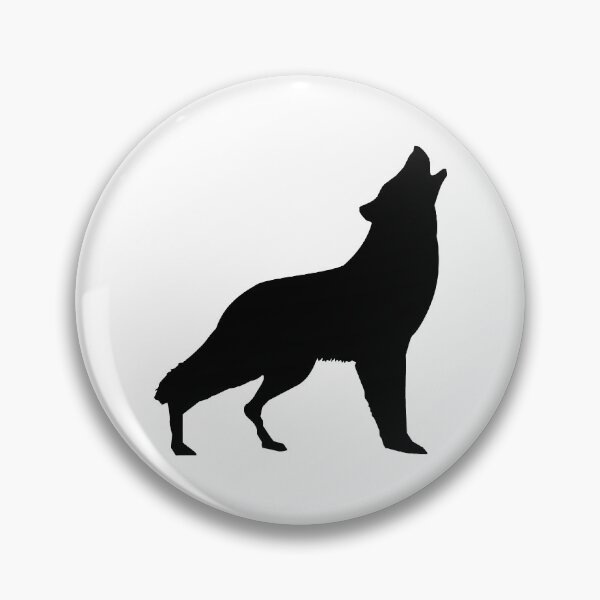 Item preview, Wolf silhouette designed and sold by fourretout.