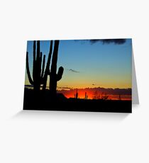 An Arizona Sunrise Greeting Card