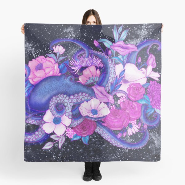 Magic Ocean: The Octopus Coloured Version Scarf