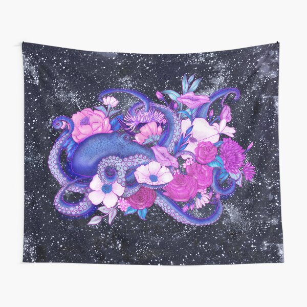 Magic Ocean: The Octopus Coloured Version Tapestry