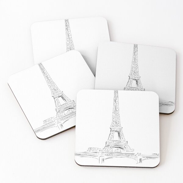 Item preview, Tour eiffel - Drawing - Naif- Minimalist design  designed and sold by Tropical Blood.