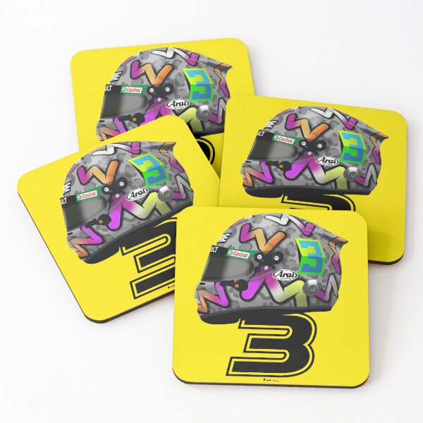 Item preview, Daniel Ricciardo - 2020 Helmet Number 3 designed and sold by JageOwen.