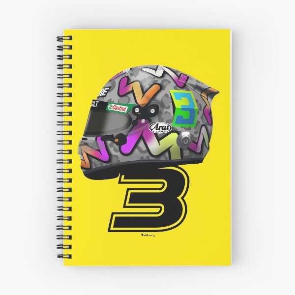 Item preview, Daniel Ricciardo - 2020 Helmet Number 3 designed and sold by JageOwen.
