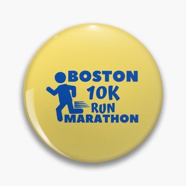 Item preview, Boston 10K Marathon - 5K, Full, Half Marathoner Gift, Runner's Gift, Running Gift,  Blue, Yellow designed and sold by RaceRunnerz-.