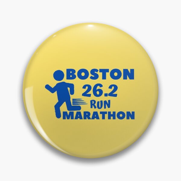 Item preview, Boston 26.2 Marathon - 10K, Full, Half Marathoner Gift, Runner's Gift, Running Gift,  Blue, Yellow designed and sold by RaceRunnerz-.