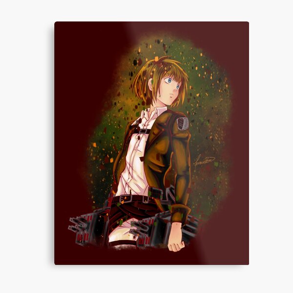 eren x armin wall art redbubble redbubble